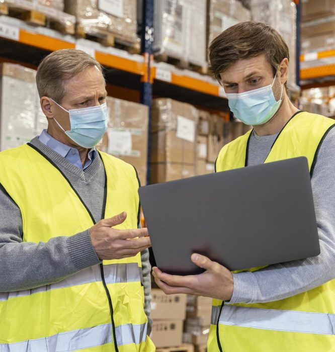 men-warehouse-working